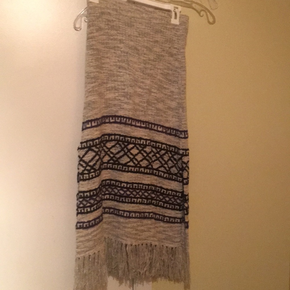 Free people long sweater skirt